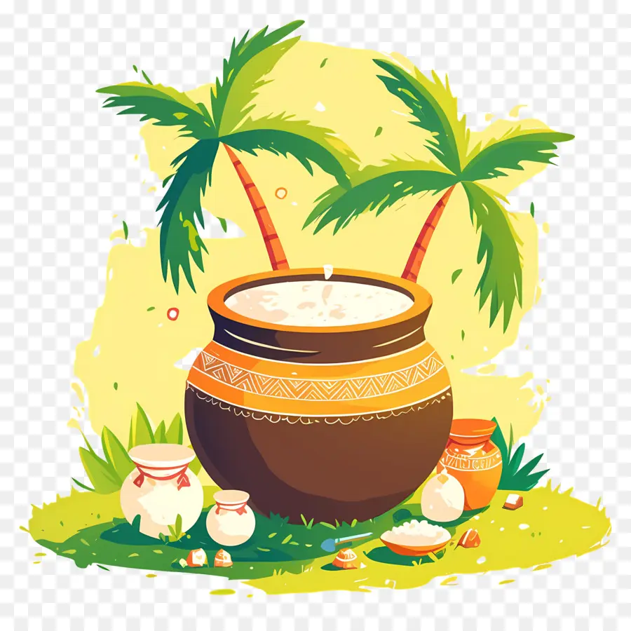 Pot Pongal，Pot En Argile PNG