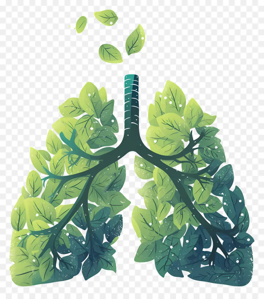 Journée Nationale De Prévention De La Pollution，Terre Avec Des Poumons PNG