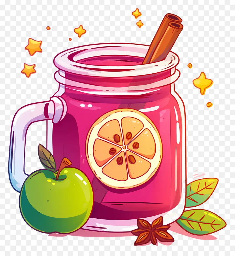 Cidre，Pot De Fruits PNG