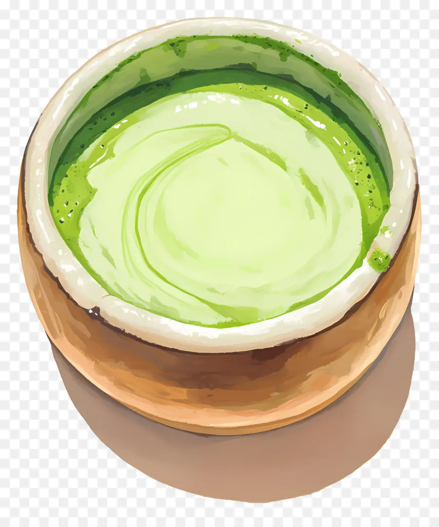 Thé Au Lait Matcha，Matcha Vert PNG