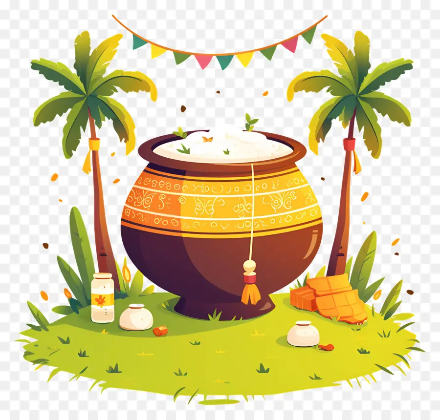 Pot Pongal，Pot En Argile PNG