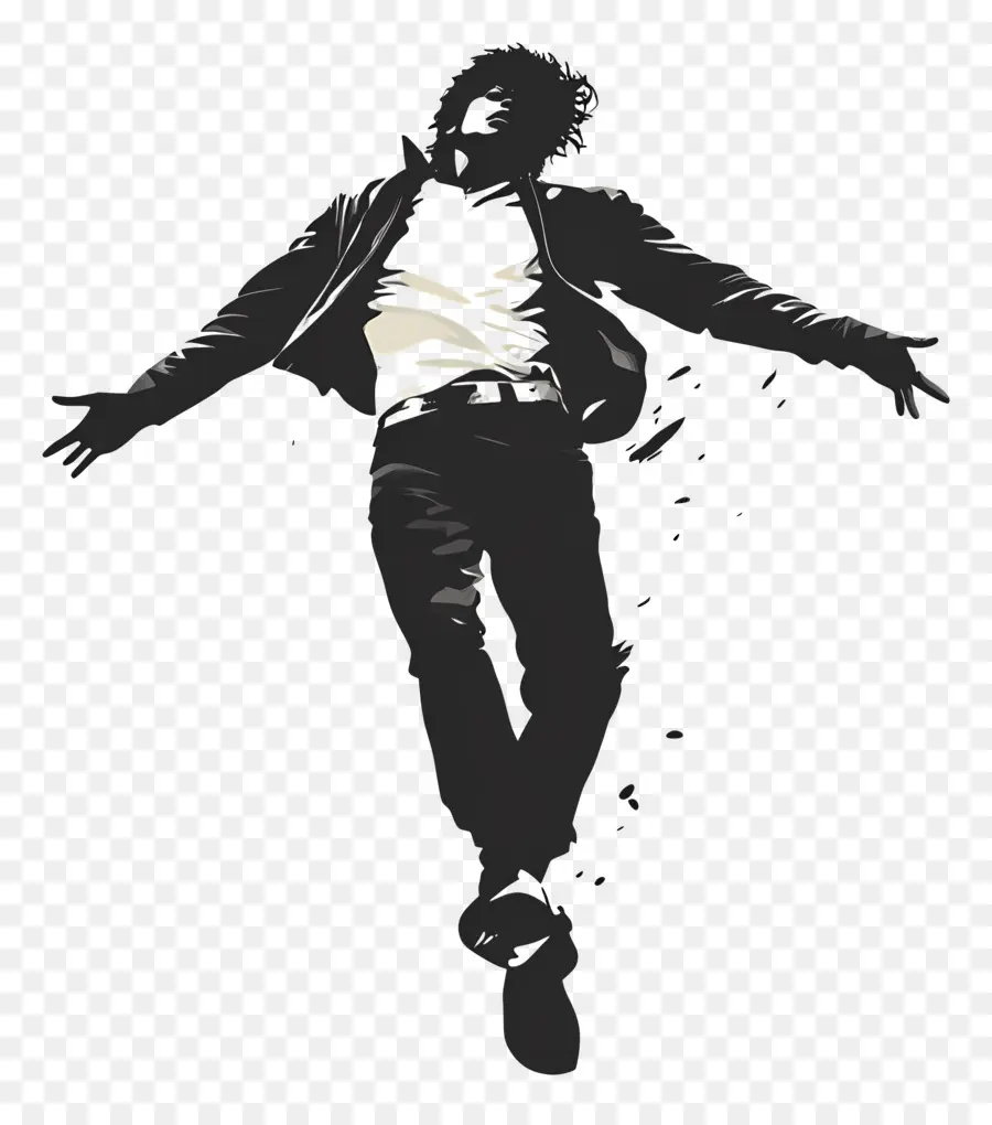 Michael Jackson，Pose De Silhouettes PNG