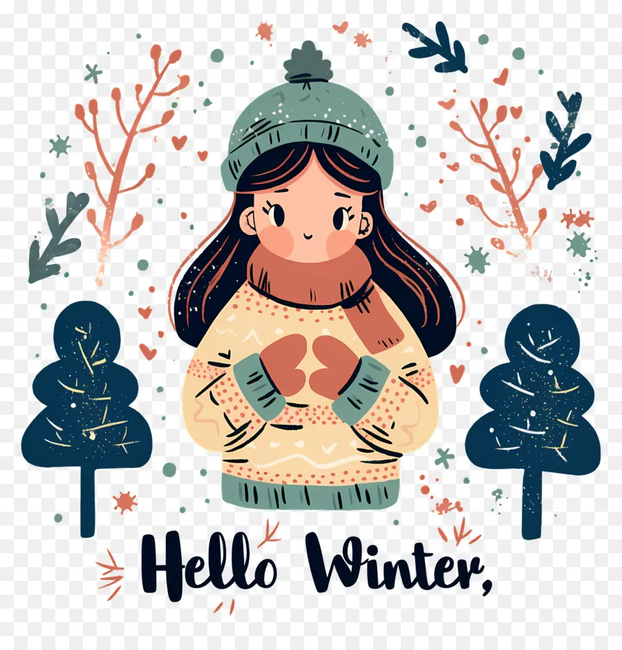 Bonjour L'hiver，Hiver PNG