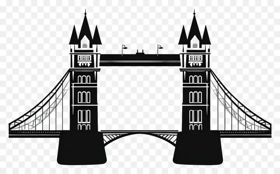 Pont De La Tour De Londres，Croquis Du Tower Bridge PNG