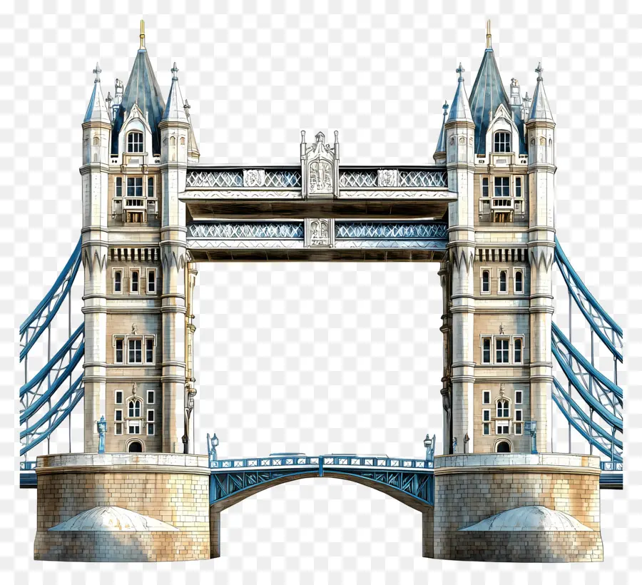 Pont De La Tour De Londres，Croquis Du Tower Bridge PNG