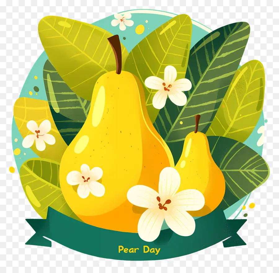 Journée Mondiale De La Poire，Poire Jaune PNG