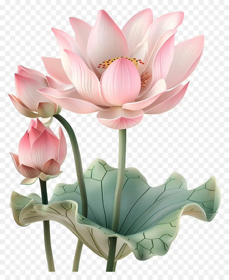 Fleurs De Lotus，Fleur De Lotus PNG