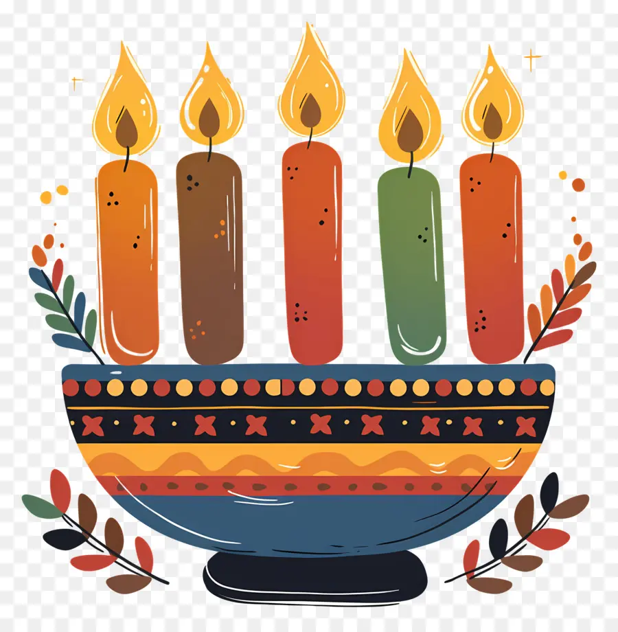 Bougies Kwanzaa，Bougies PNG