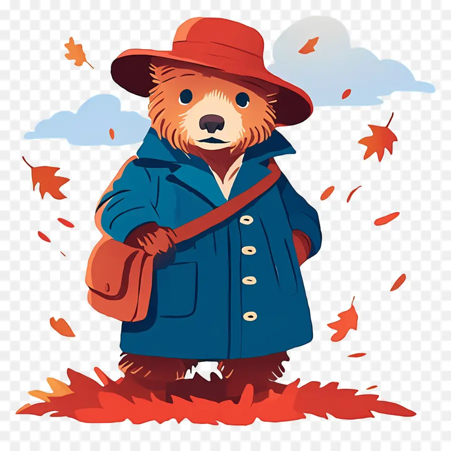 Paddington，Ours En Manteau PNG