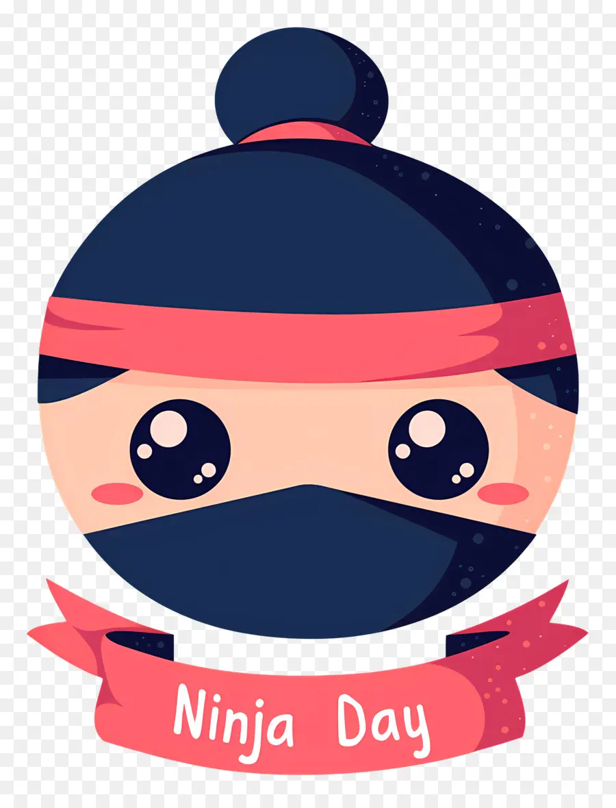 Journée Ninja，Visage Mignon De Ninja PNG