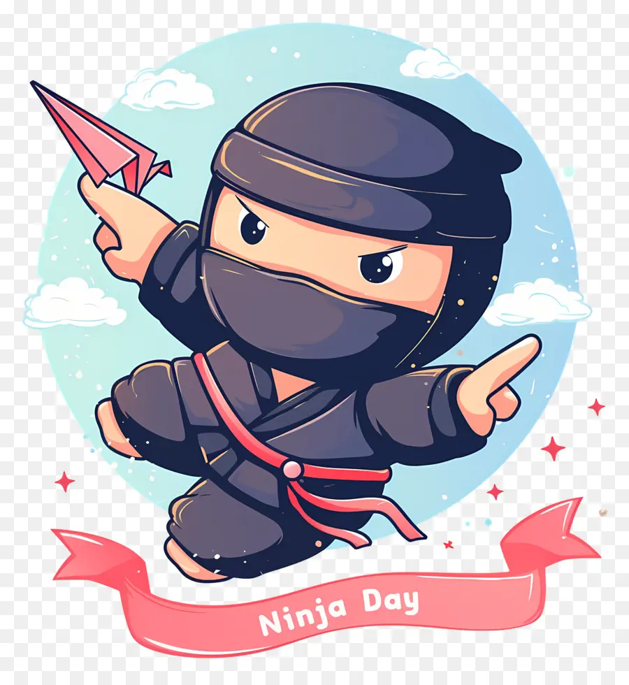 Journée Ninja，Ninja Mignon PNG