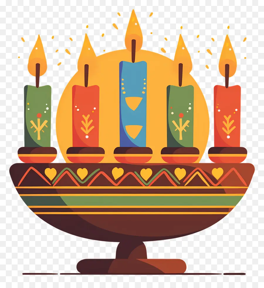 Bougies Kwanzaa，Bougies PNG