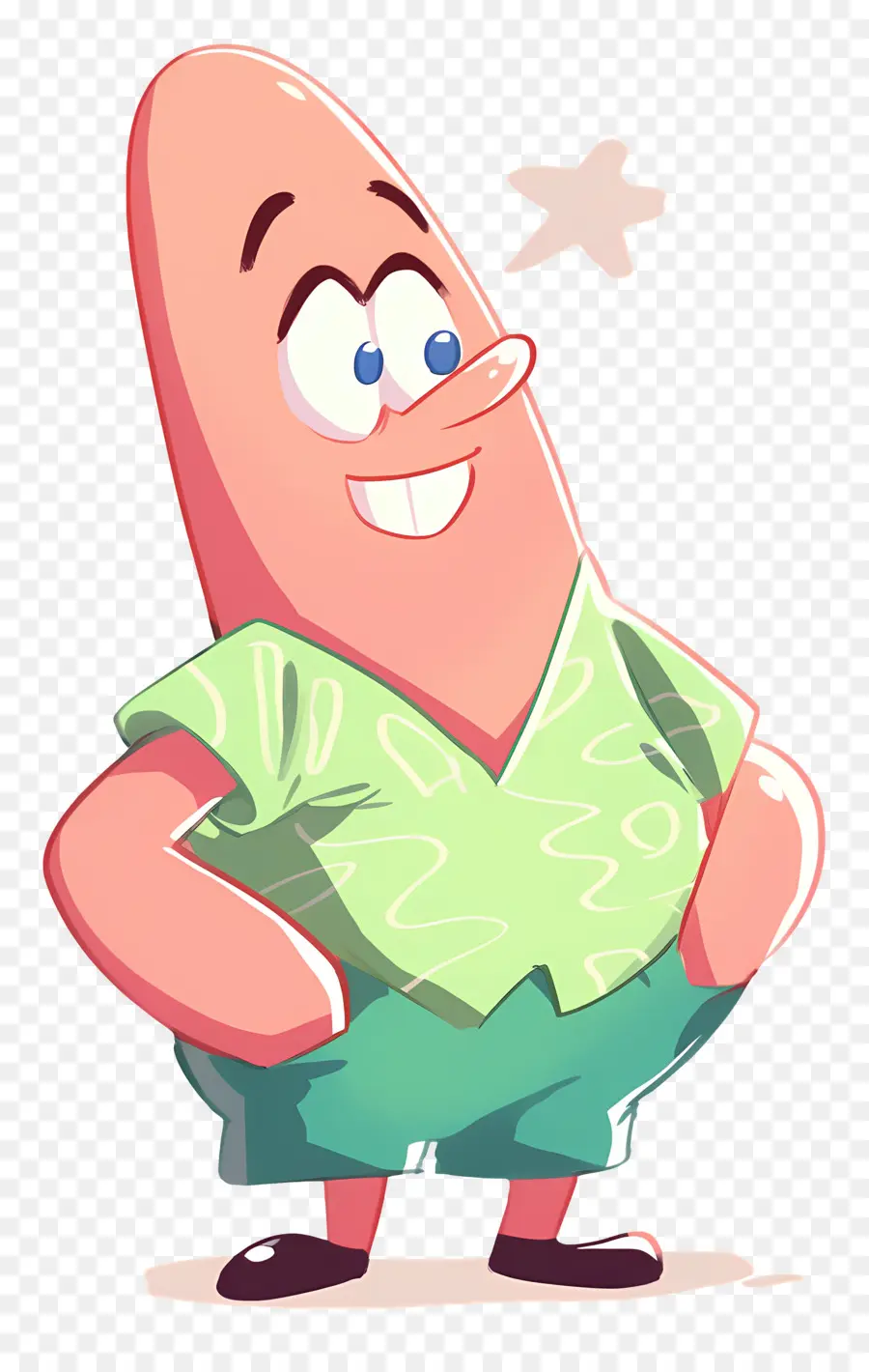 Patrick Étoile，Caractère étoile De Mer Rose PNG