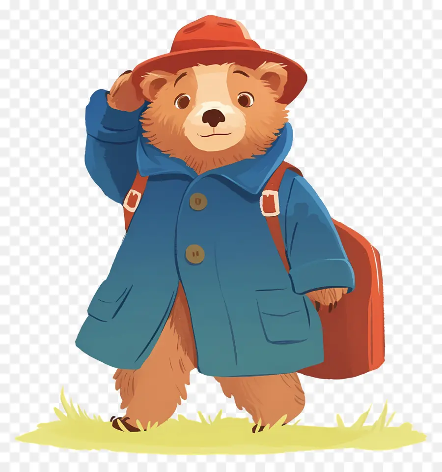 Paddington，Ours Avec Sac à Dos PNG