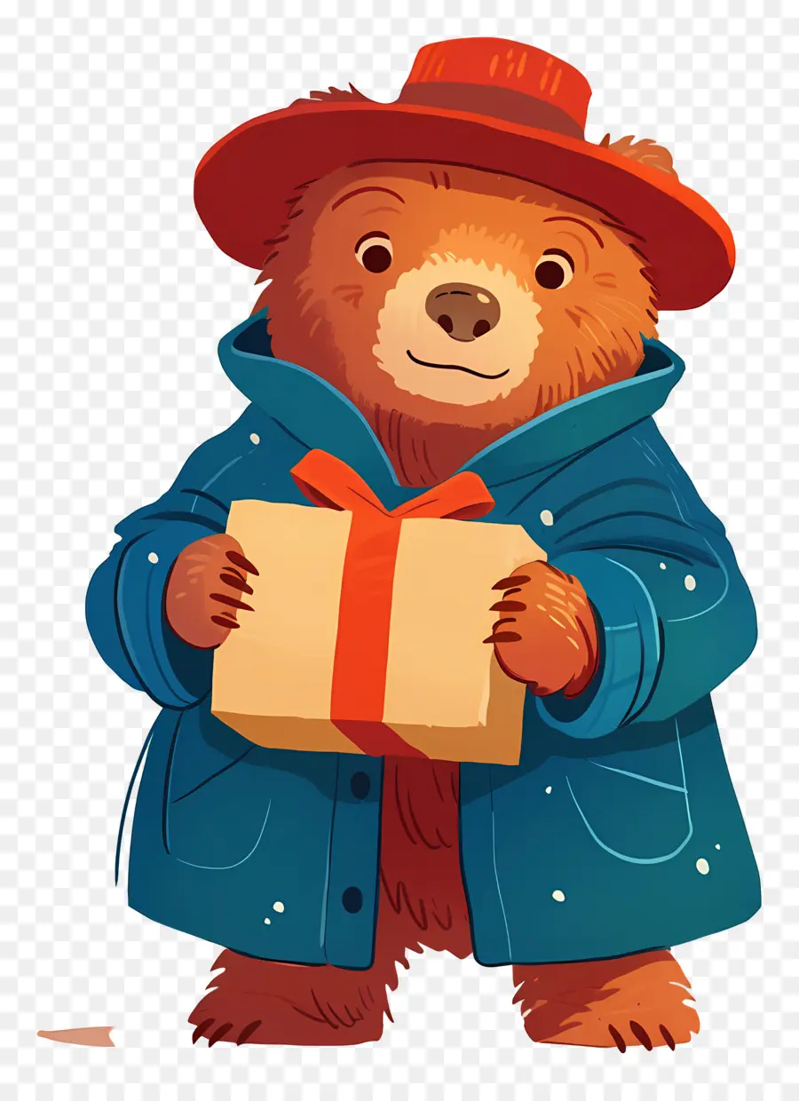 Paddington，Ours En Manteau PNG