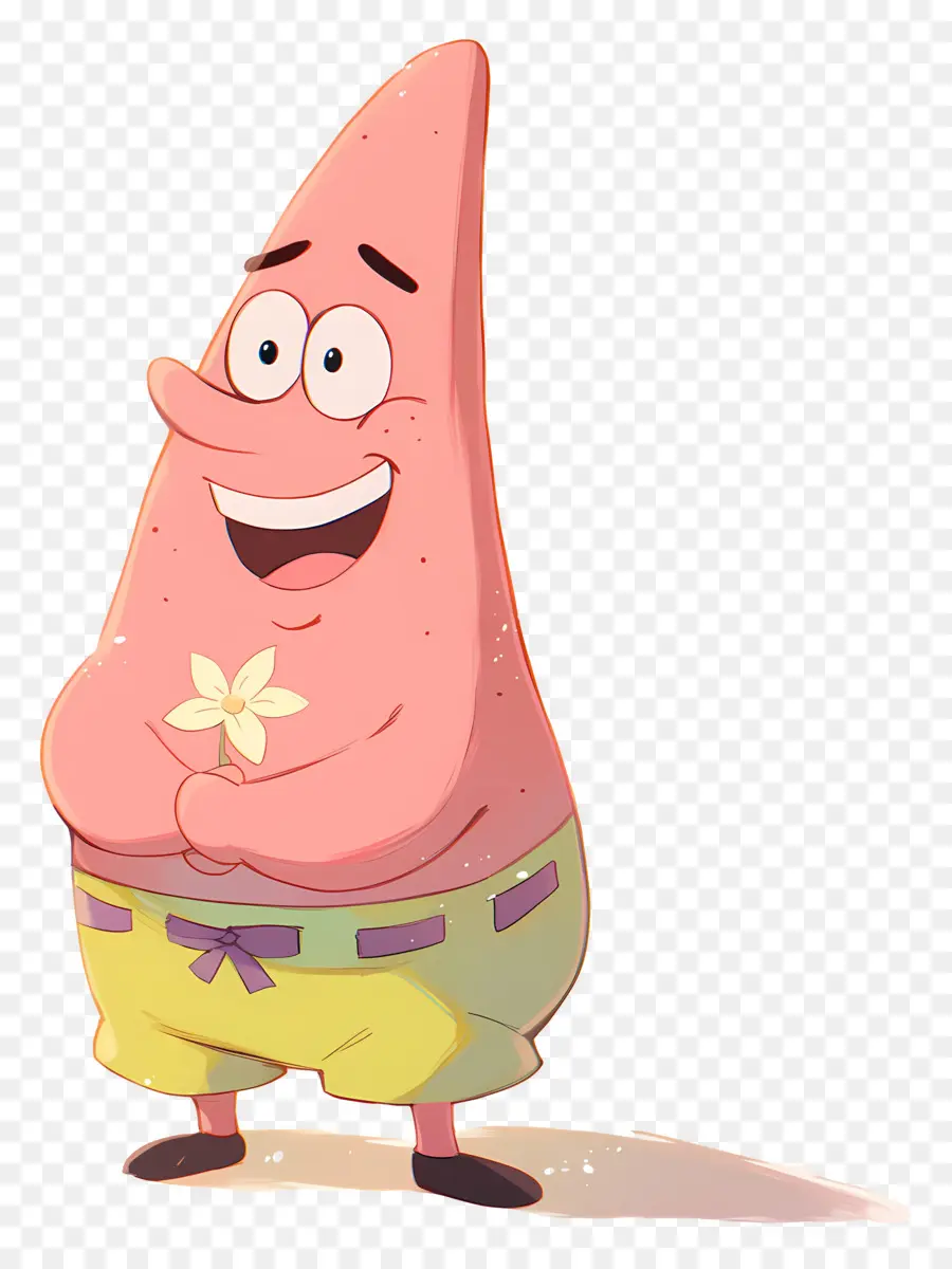 Patrick Étoile，Caractère étoile De Mer Rose PNG