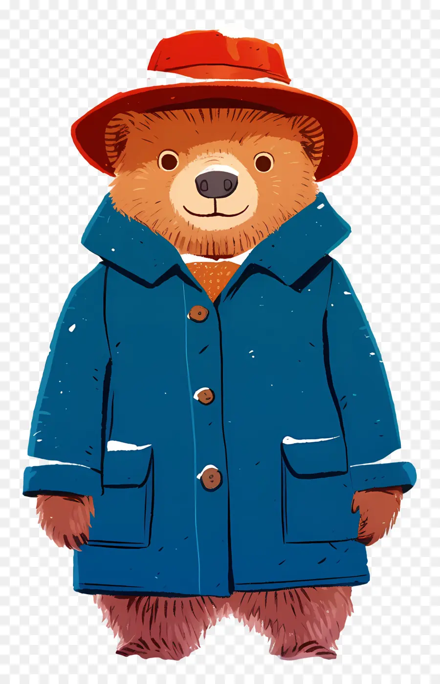 Paddington，Ours En Manteau Bleu PNG