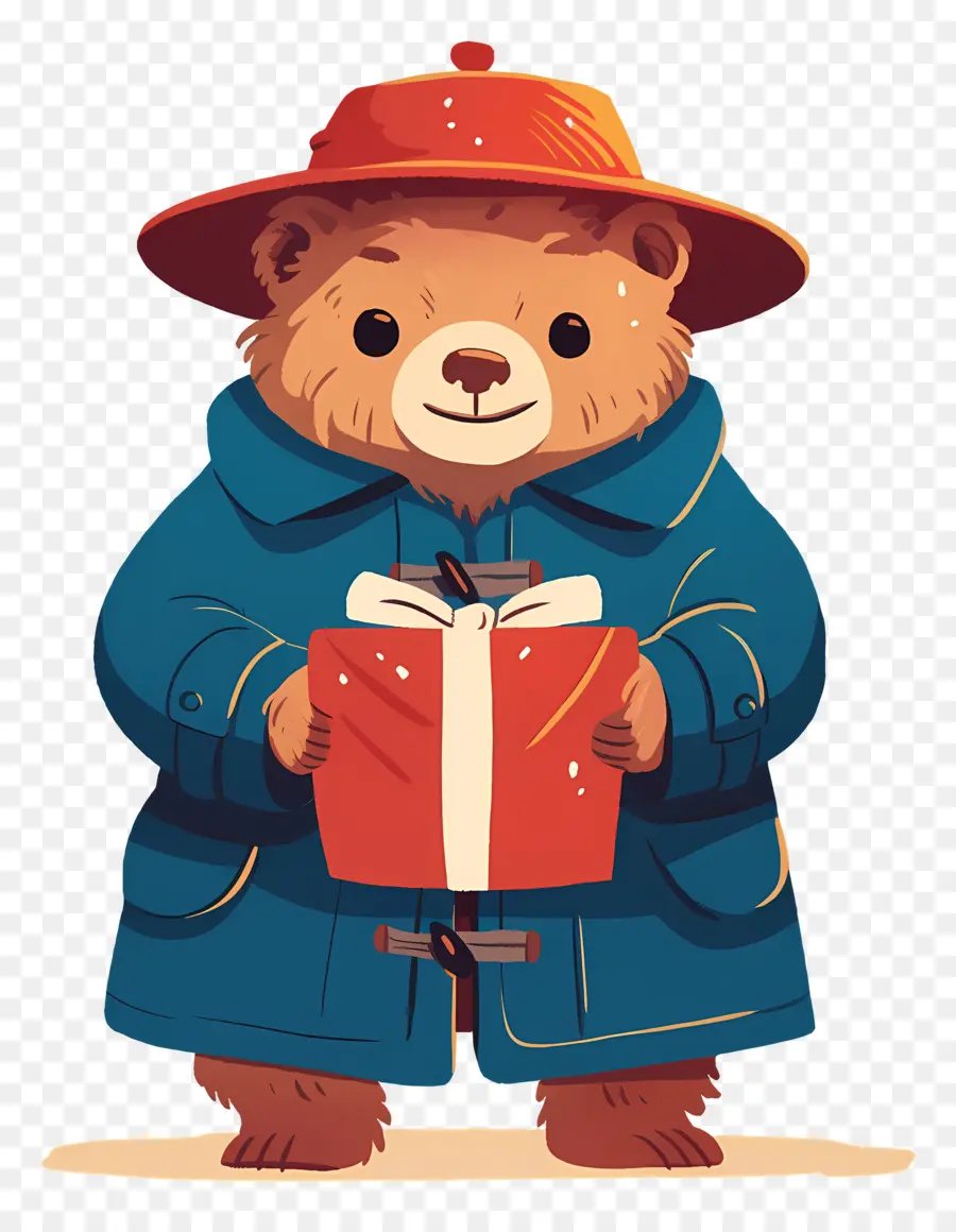 Paddington，Ours En Manteau PNG