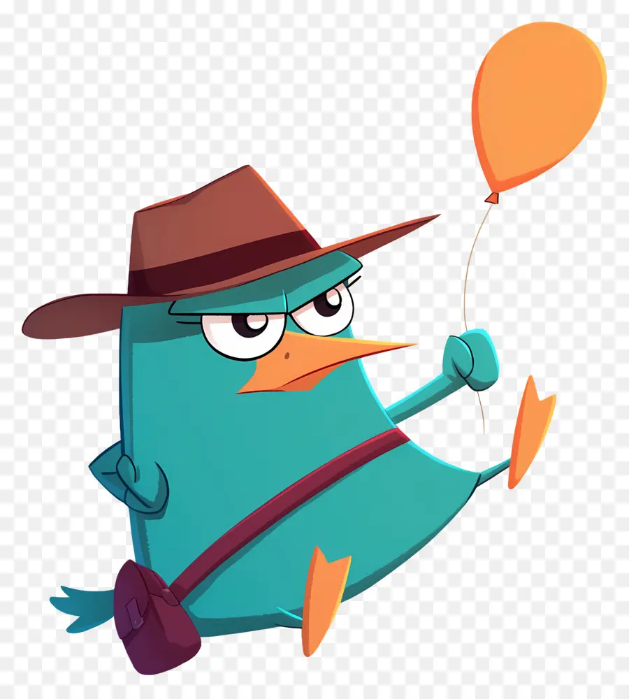 Perry L'ornithorynque，Canard De Dessin Animé PNG