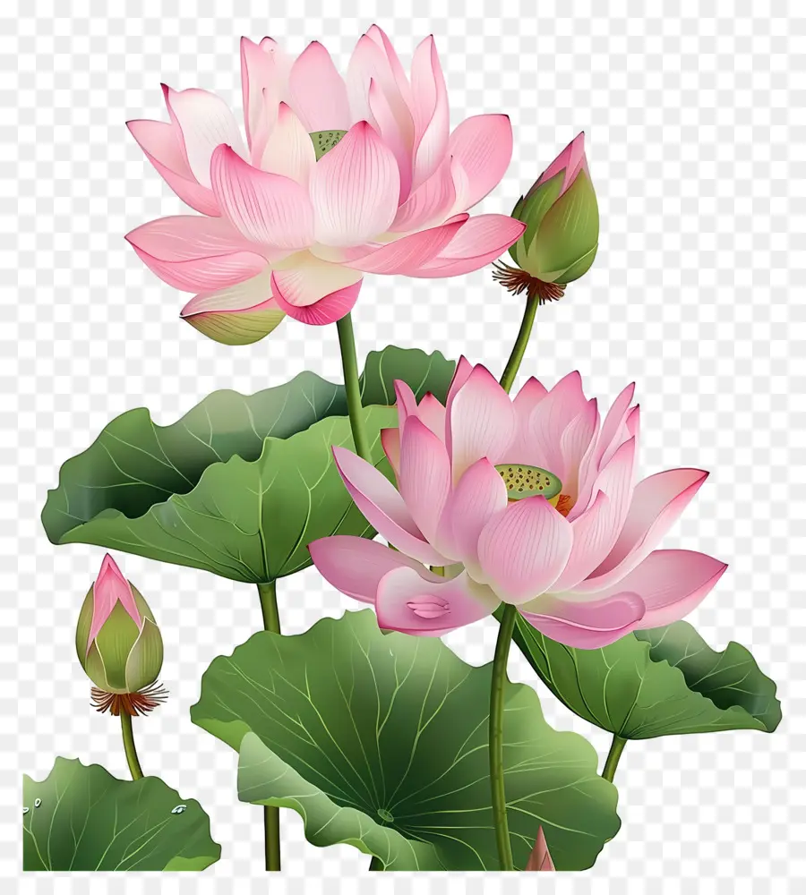 Fleurs De Lotus，Fleur De Lotus PNG