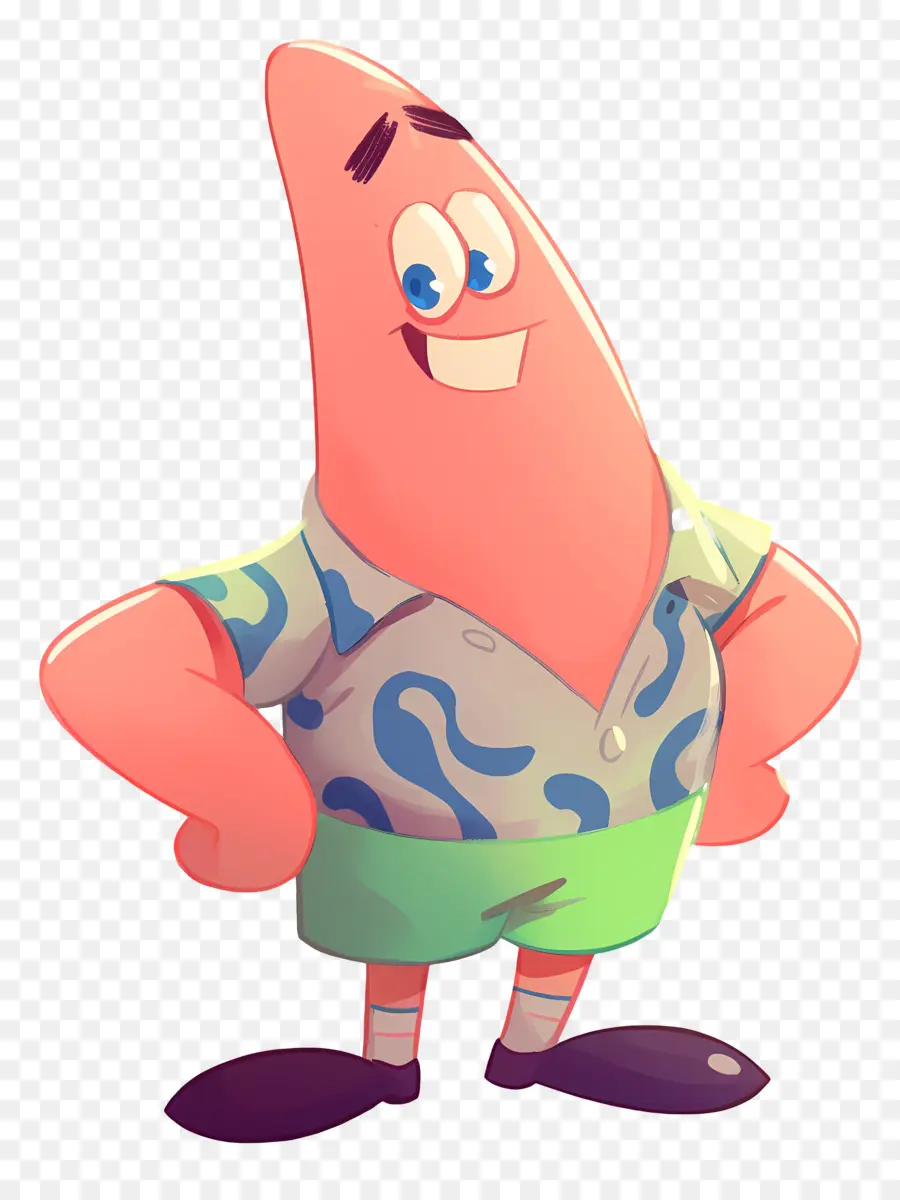 Patrick Étoile，Personnage De Dessin Animé étoile De Mer PNG