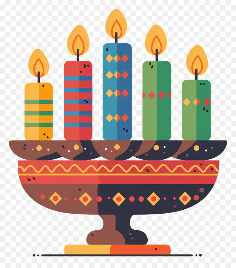 Bougies Kwanzaa，Bougies PNG