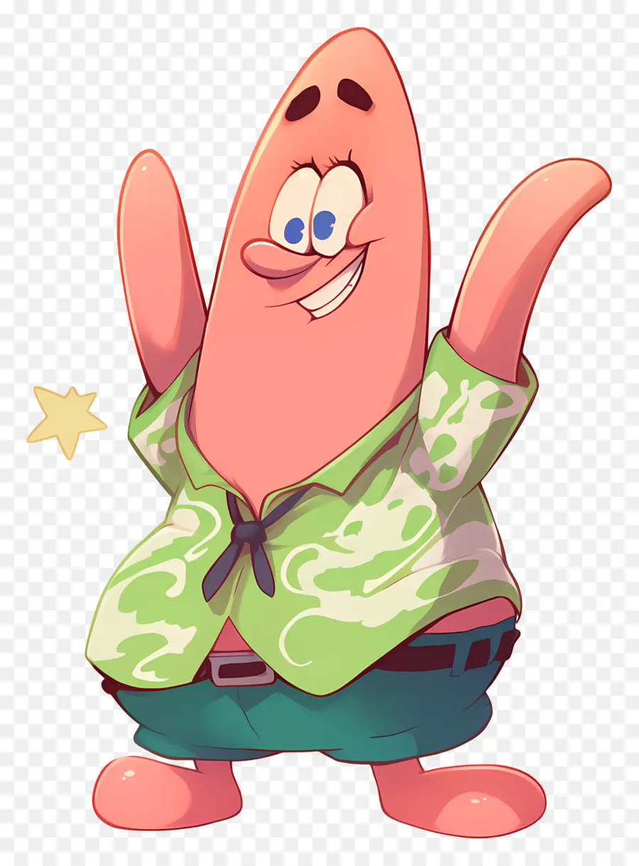 Patrick Étoile，Personnage De Dessin Animé étoile De Mer PNG