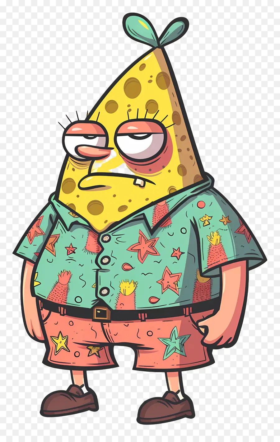 Patrick Étoile，Personnage De Fromage De Dessin Animé PNG