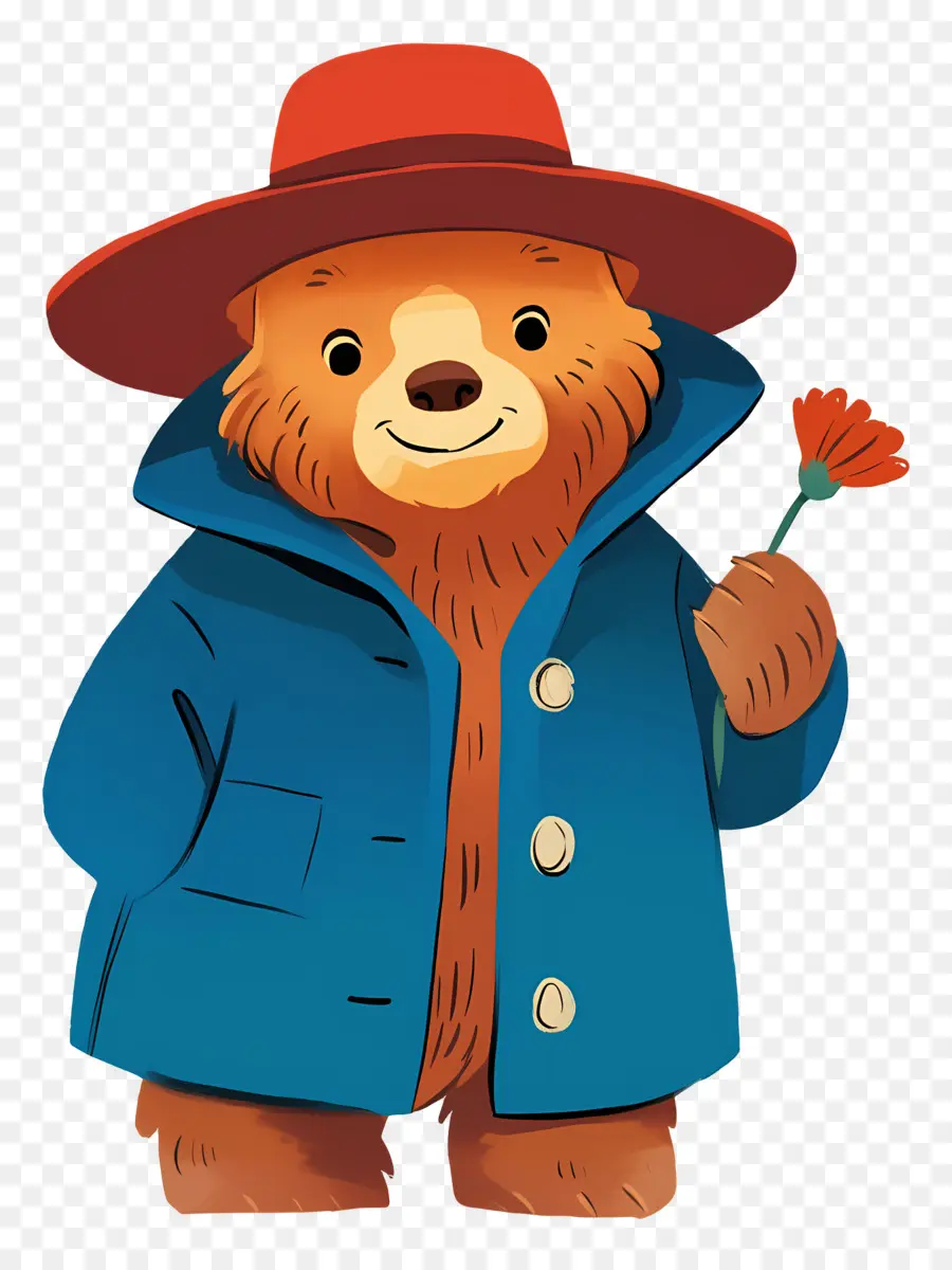 Paddington，Ours Avec Tournesol PNG