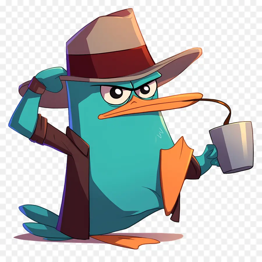 Perry L'ornithorynque，Détective Ornithorynque PNG