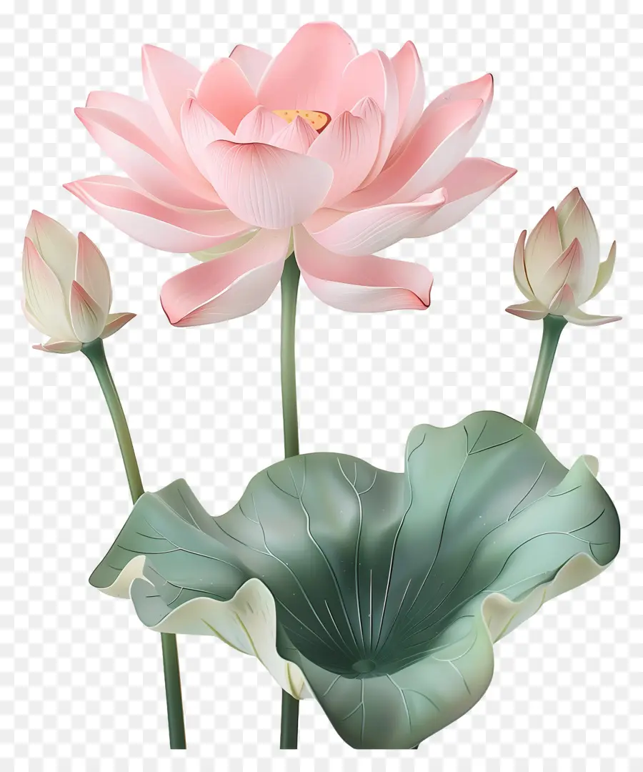 Fleurs De Lotus，Lotus Rose PNG