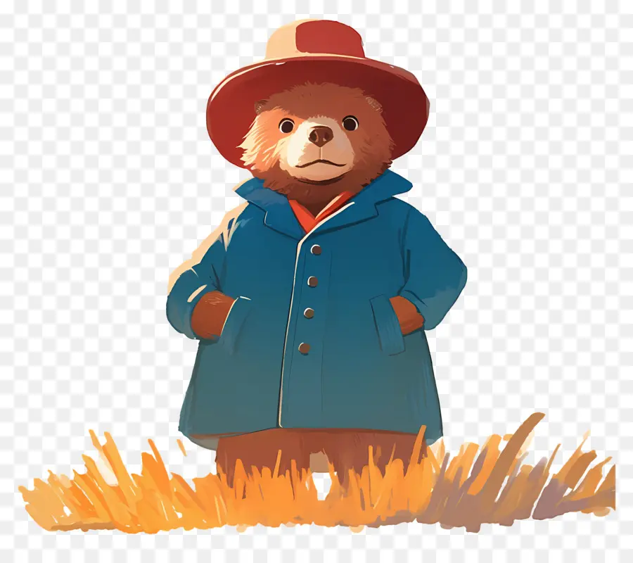 Paddington，Ours En Manteau Bleu PNG