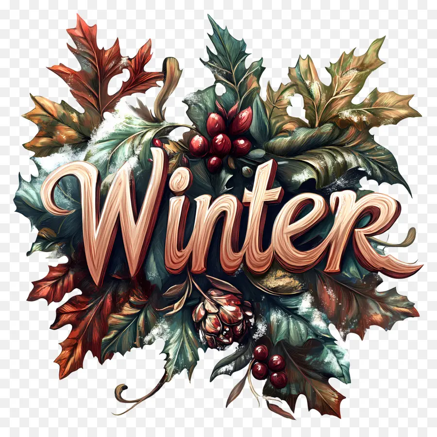 Hiver，Feuilles D'hiver PNG