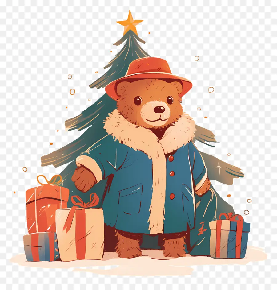 Paddington，Ours En Manteau PNG