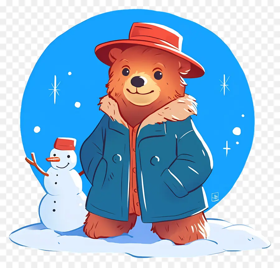 Paddington，Ours En Manteau PNG