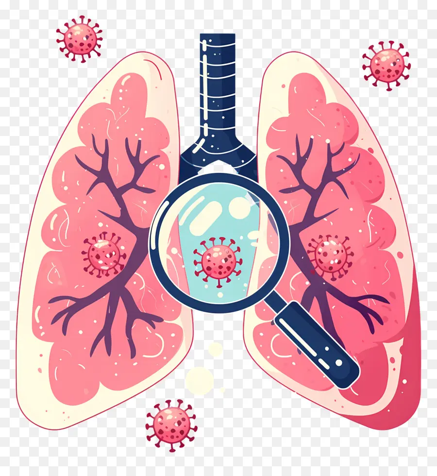 Journée Mondiale De La Pneumonie，Poumons Infectés Par Le Virus PNG