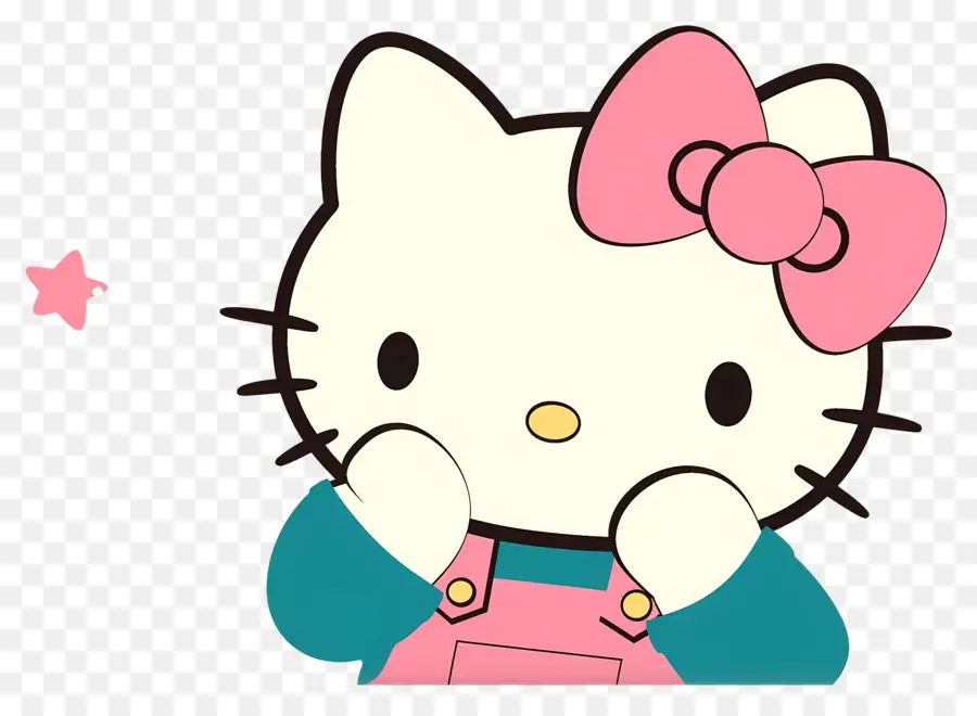 Bonjour Kitty，Chat De Dessin Animé PNG