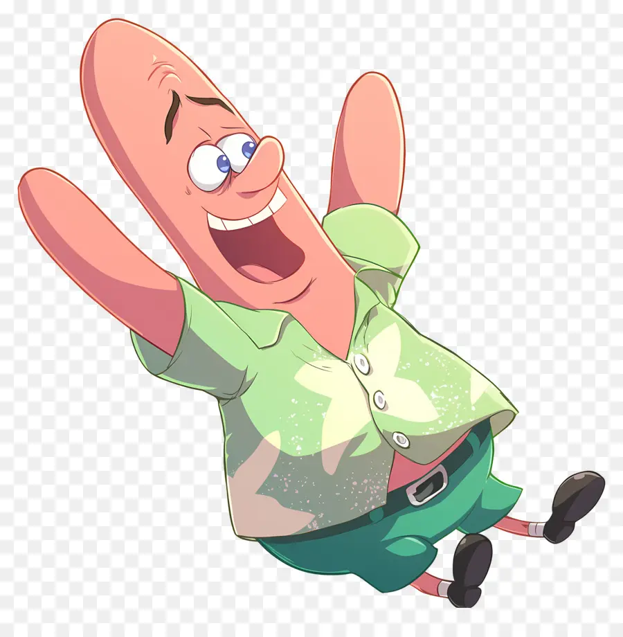 Patrick Étoile，Personnage De Dessin Animé PNG