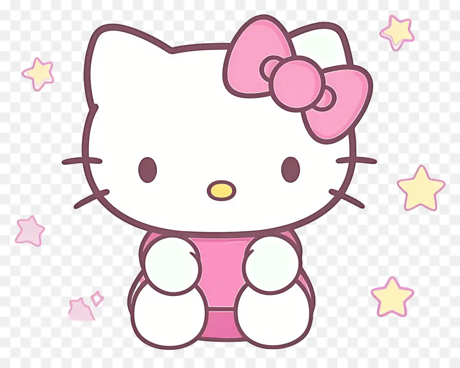 Bonjour Kitty，Chat De Dessin Animé PNG