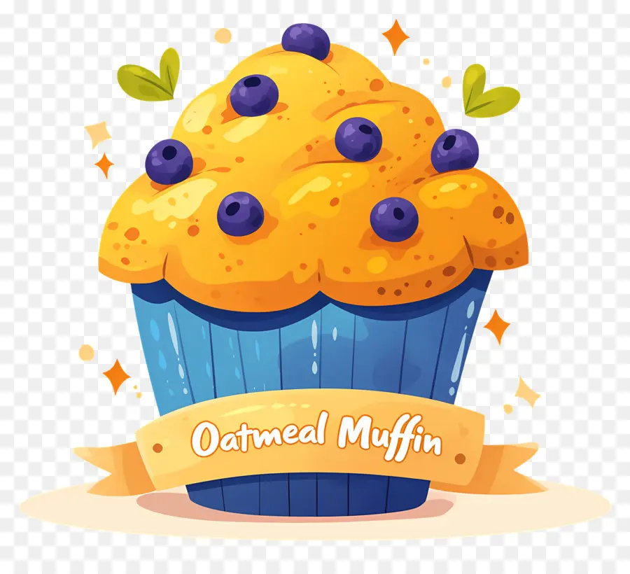 Journée Nationale Des Muffins à L'avoine，Muffin Aux Flocons D'avoine PNG