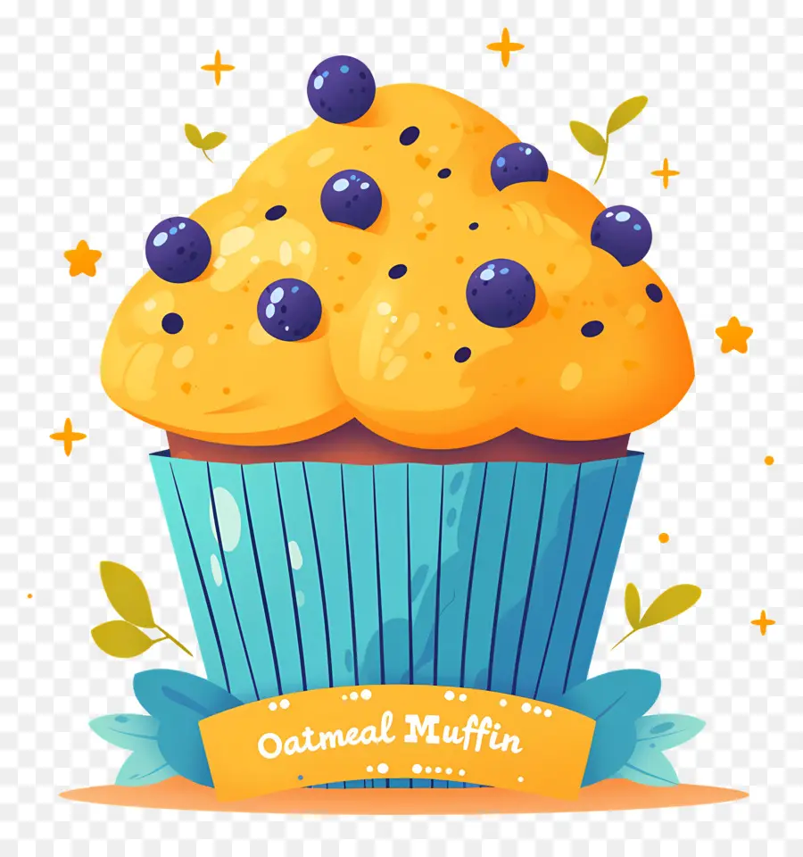 Journée Nationale Des Muffins à L'avoine，Muffin Aux Flocons D'avoine PNG