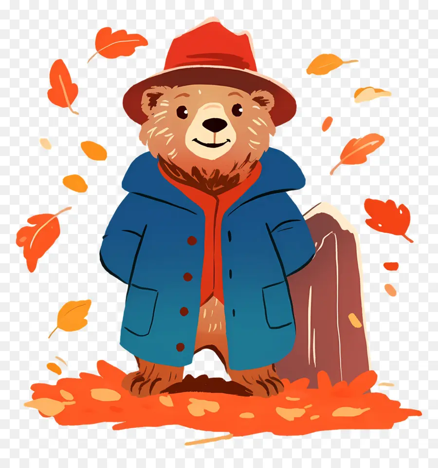 Paddington，Ours En Manteau PNG