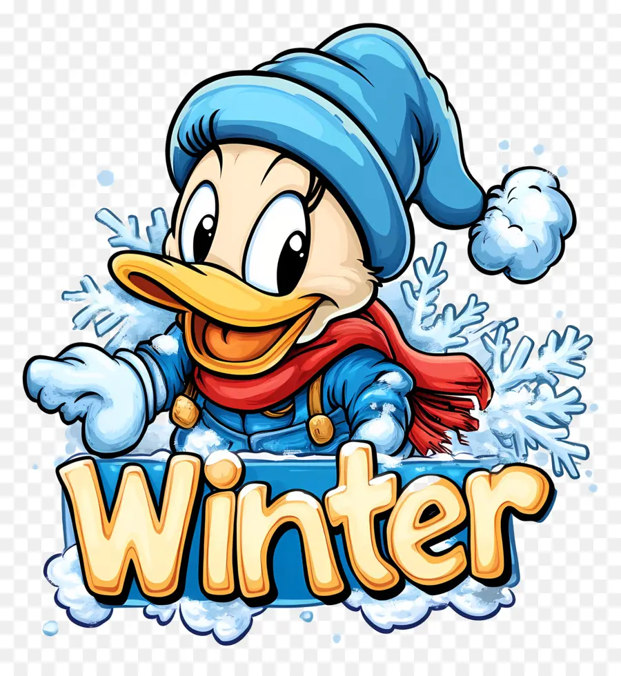 Mot D'hiver，Canard D'hiver PNG