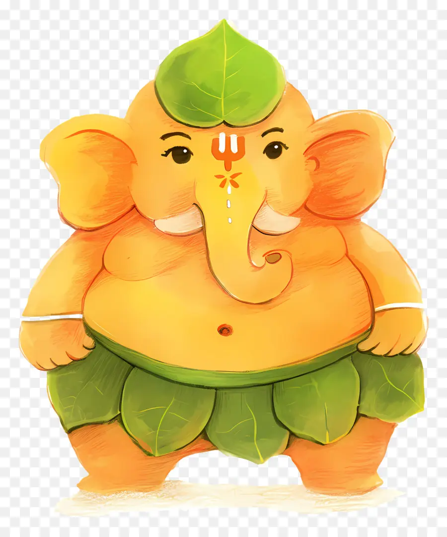 Ganesh Chaturthi，Ganesh Debout PNG