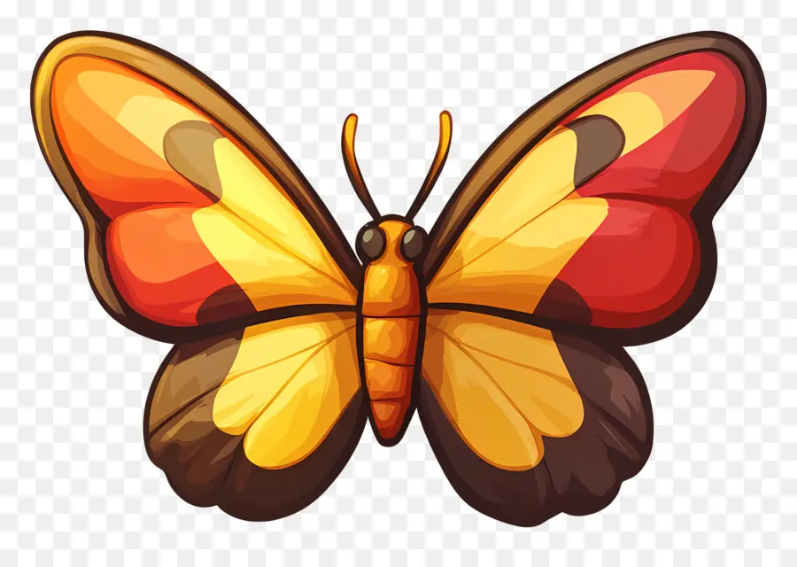 Papillon Animé，Papillon PNG