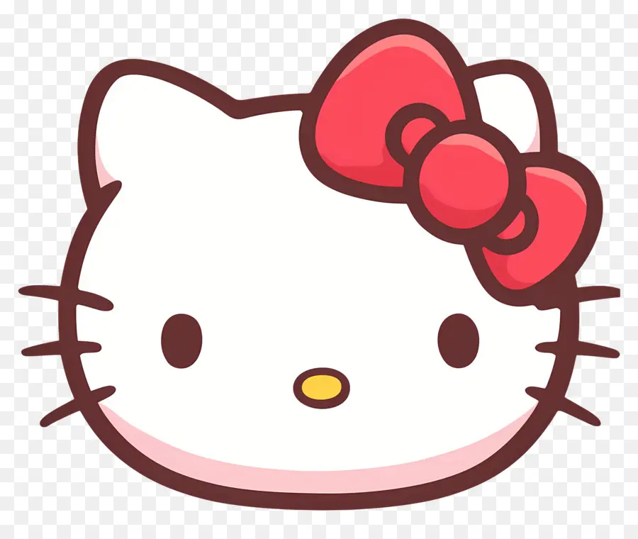 Bonjour Kitty Visage，Bonjour Kitty PNG