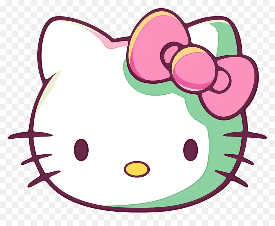 Bonjour Kitty Visage，Bonjour Kitty PNG