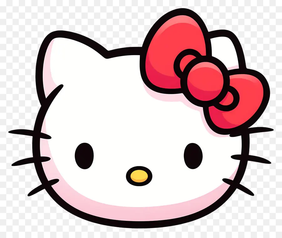 Bonjour Kitty Visage，Bonjour Kitty PNG