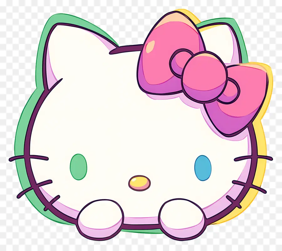 Bonjour Kitty Visage，Bonjour Kitty PNG