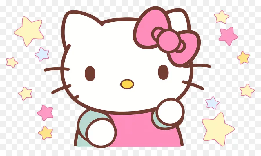 Bonjour Kitty，Chat De Dessin Animé PNG